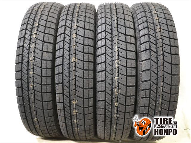 【中古 冬用】4本セット 165/70R14 81Q ダンロップ ウィンターマックスWM03 未使用 スタッドレスタイヤ 中古タイヤ