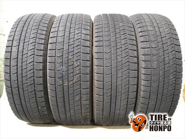 【中古 冬用】4本セット 235/55R17 99Q ブリヂストン ブリザック VRX2 スタッドレスタイヤ 中古タイヤ