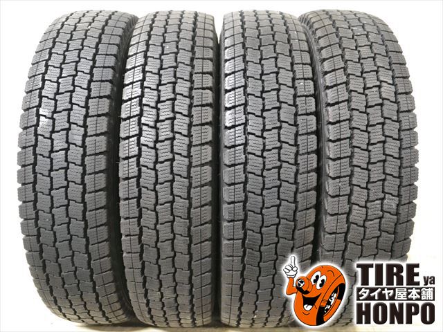 【中古 冬用】4本セット 165R13 6PR グッドイヤー アイスナビカーゴ スタッドレスタイヤ 中古タイヤ
