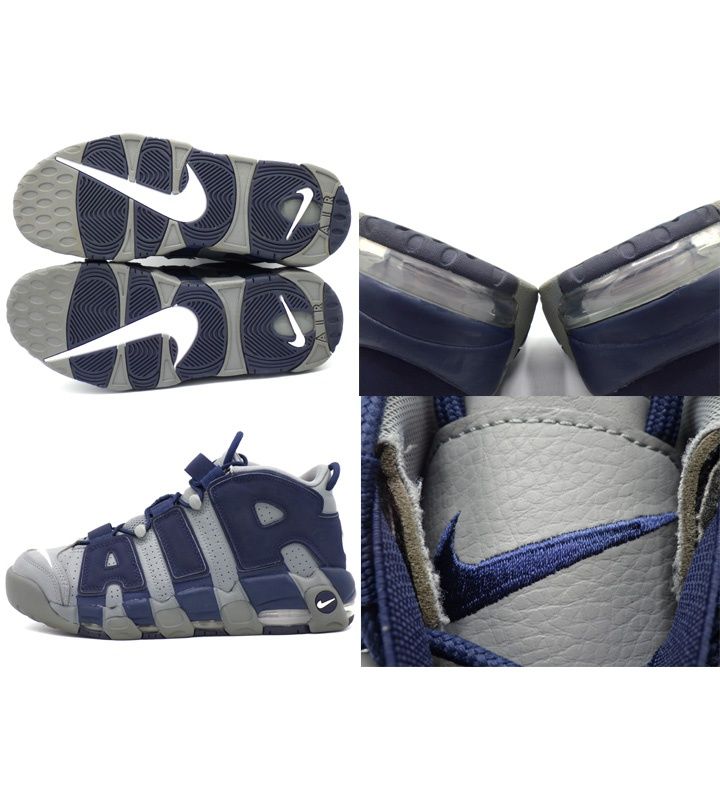 ナイキ NIKE 【 AIR MORE UPTEMPO 96 Cool Grey Midnight Navy 921948