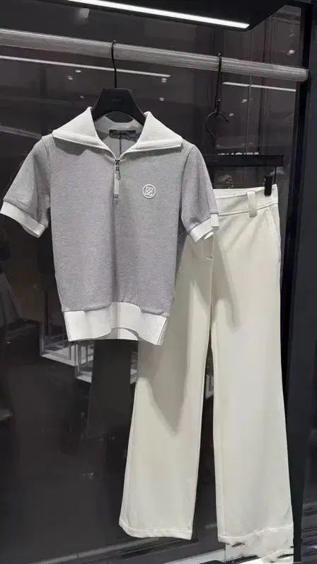 (当日) G FORE KARA 半袖 ジップアップ シャツ