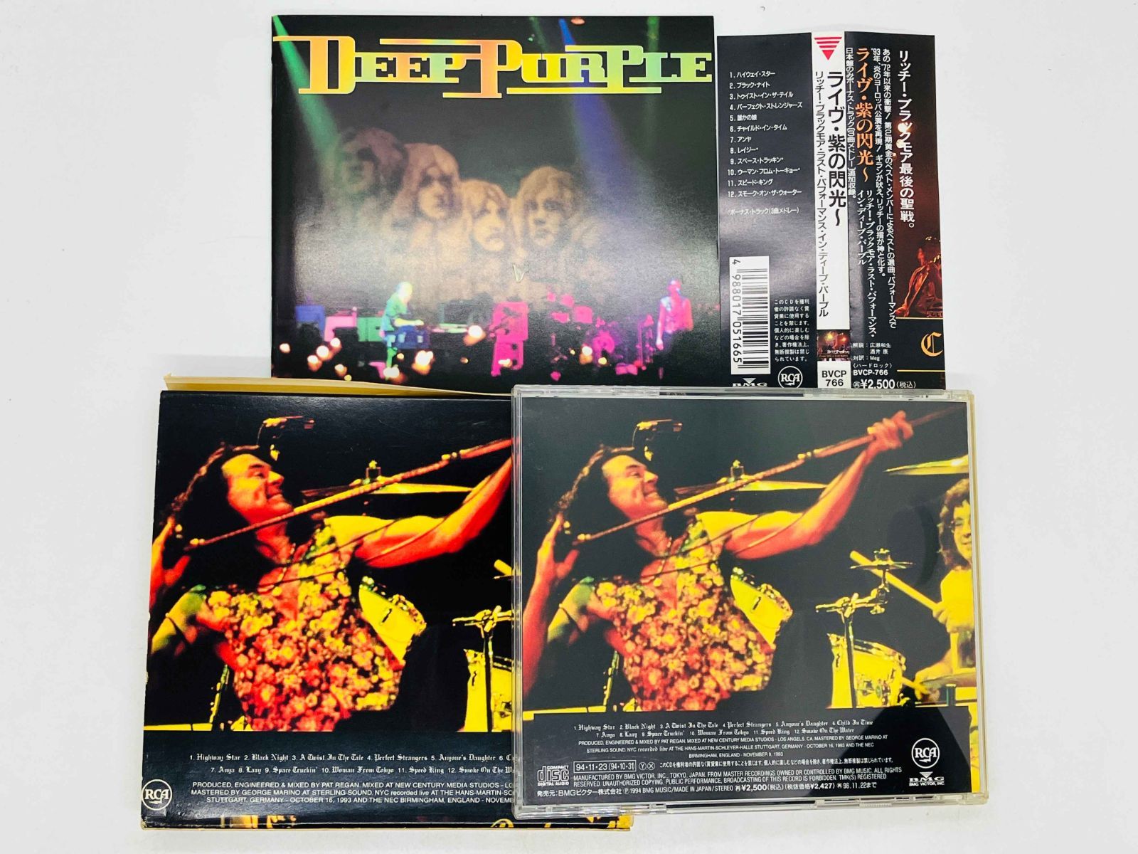 CD リッチー ブラックモア ラスト パフォーマンス イン ディープ