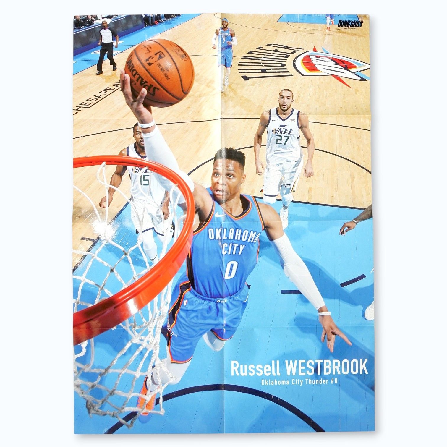 ウェストブルック ドノバンミッチェル NBA バスケ 大判両面ポスター B2