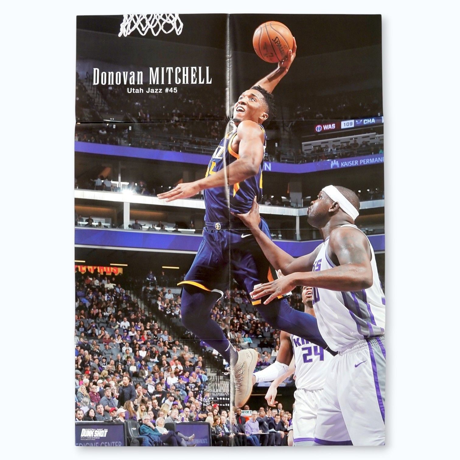 ウェストブルック ドノバンミッチェル NBA バスケ 大判両面ポスター B2