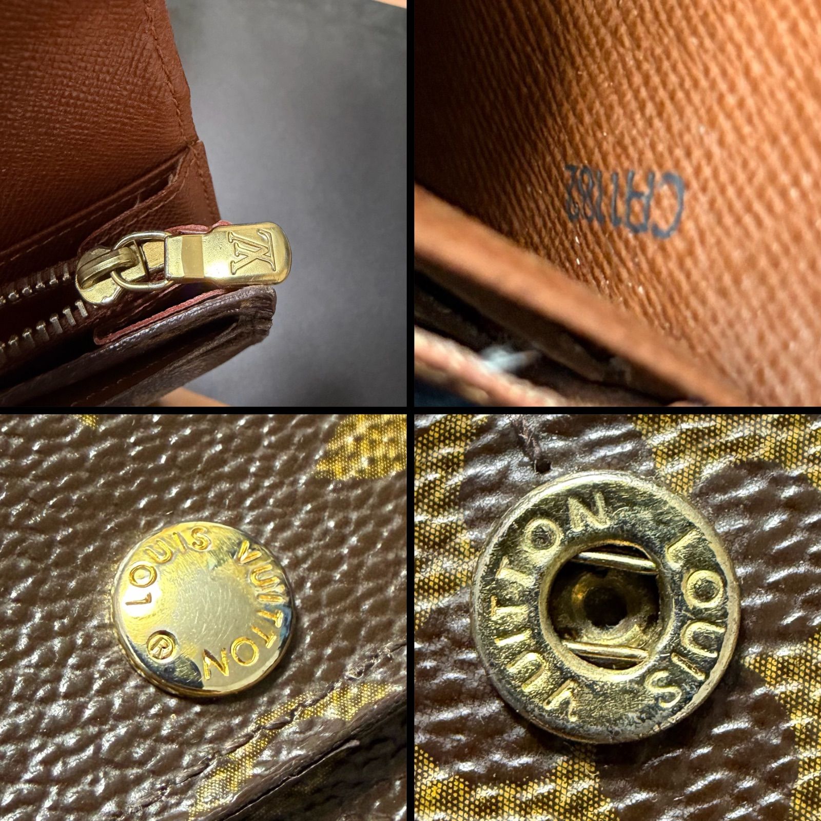 d15 ポルトフォイユ サラ 旧型 Louis Vuitton ルイ ヴィトン 2つ 折り
