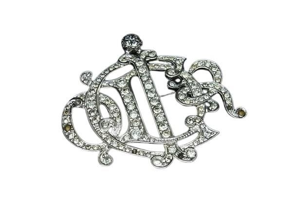 ChristianDior ディオール ブローチ シルバー系 メタル レディース