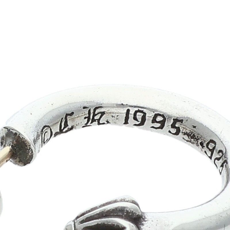 クロムハーツ HOOP PLAIN/プレーンフープ シルバーピアス メンズ