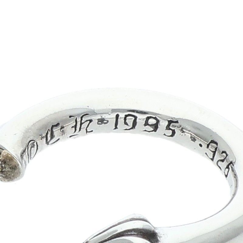クロムハーツ HOOP PLAIN/プレーンフープ シルバーピアス メンズ