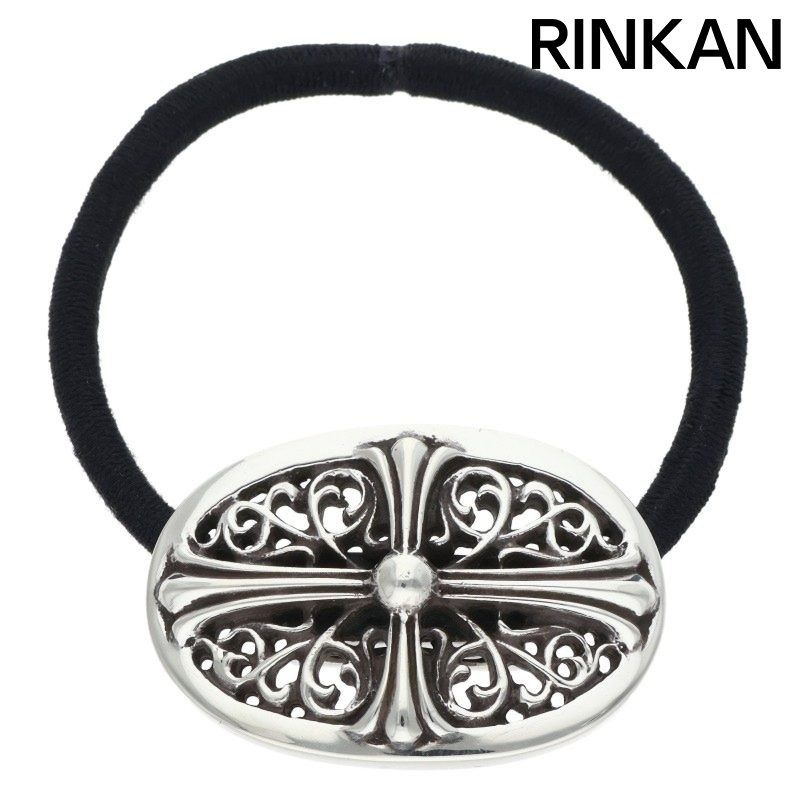 クロムハーツ HAIRBAND TNY OVL/クラシックオーバルヘアゴム シルバーコンチョ メンズ