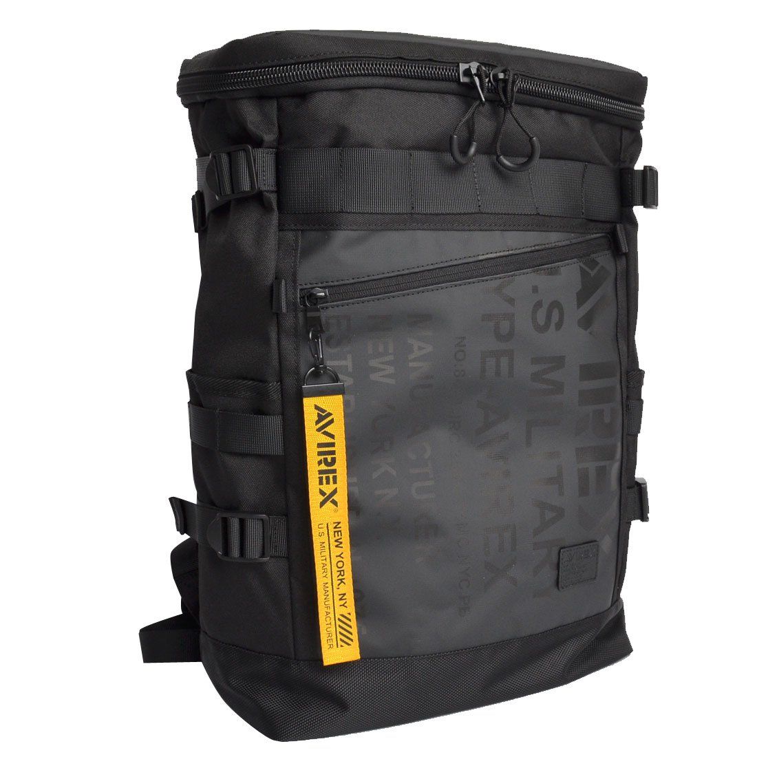 新品 [アヴィレックス] AVIREX リュック メンズ アビレックス 大容量 防水 A4 20L リュックサック デイパック スクエア型 スクエアバッグ バックパック