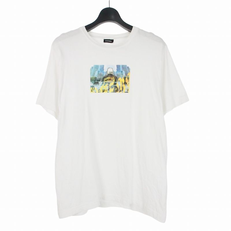 DIESEL グラフィックプリント Tシャツ 半袖　S ディーゼル DIESEL グラフィック プリント Tシャツ カットソー 半袖 S
