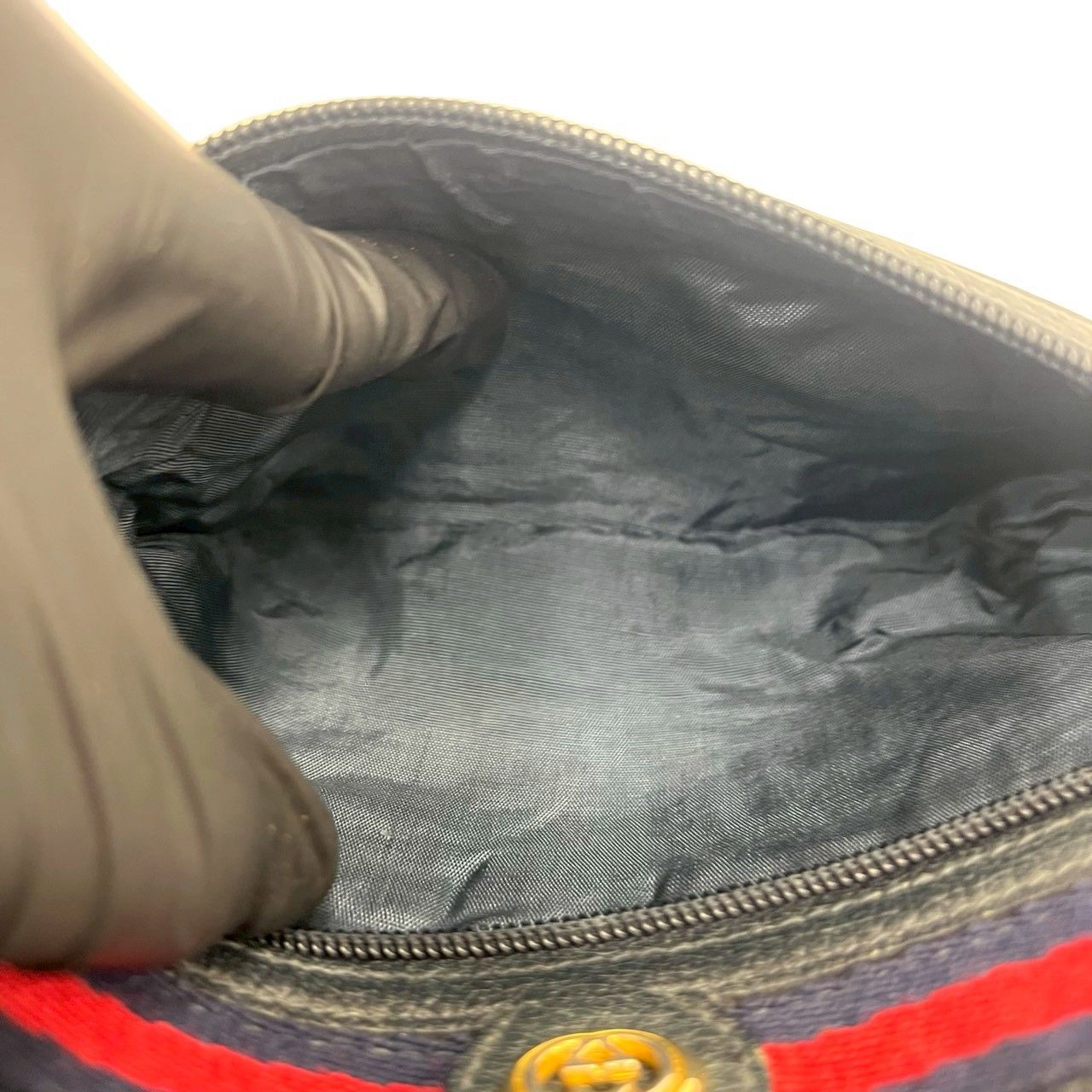 極 美品 GUCCI グッチ オールドグッチ ヴィンテージ シェリーライン GG
