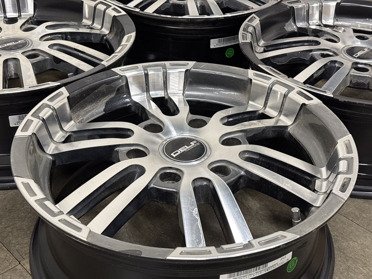 200系 ハイエース レジアスエースに】FLEX DELF 17in 6.5J +38 PCD139 