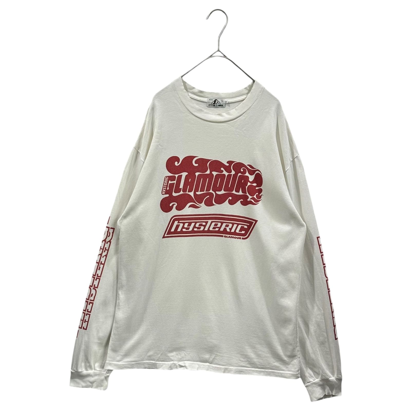 HYSTERIC GLAMOUR(ヒステリックグラマー) 18SS Fire Logo long tee 