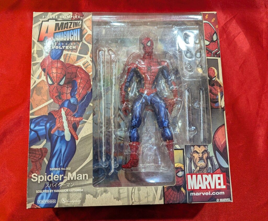 海洋堂 FIGURE COMPLEX AMAZING YAMAGUCHI SPIDER MAN 002 - メルカリ