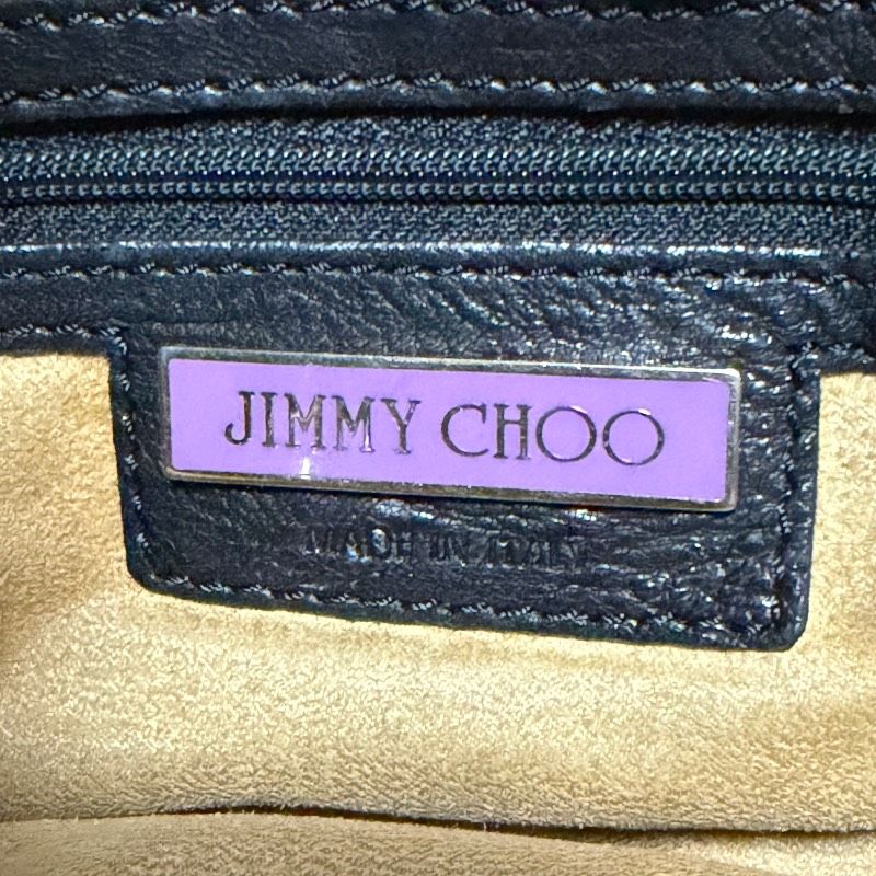 JIMMY CHOO Ramona Leather Shoulder Bag ジミーチュウ ハンドバッグ