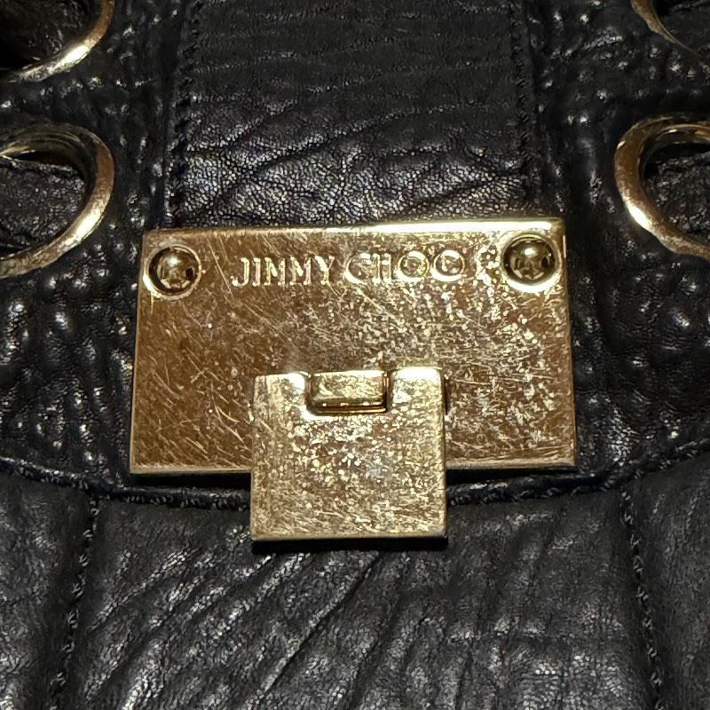 JIMMY CHOO Ramona Leather Shoulder Bag ジミーチュウ ハンドバッグ