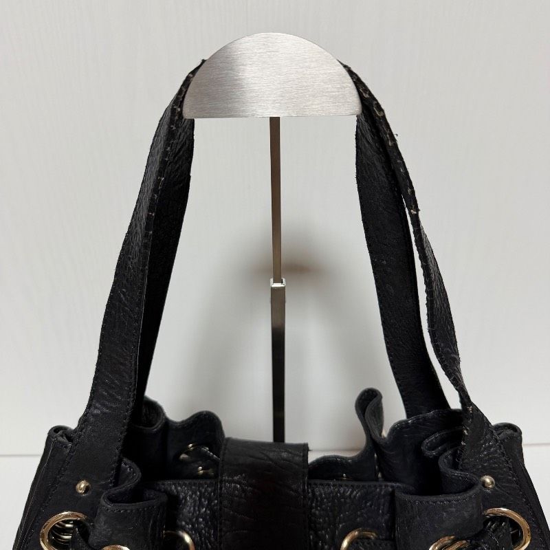 JIMMY CHOO Ramona Leather Shoulder Bag ジミーチュウ ハンドバッグ