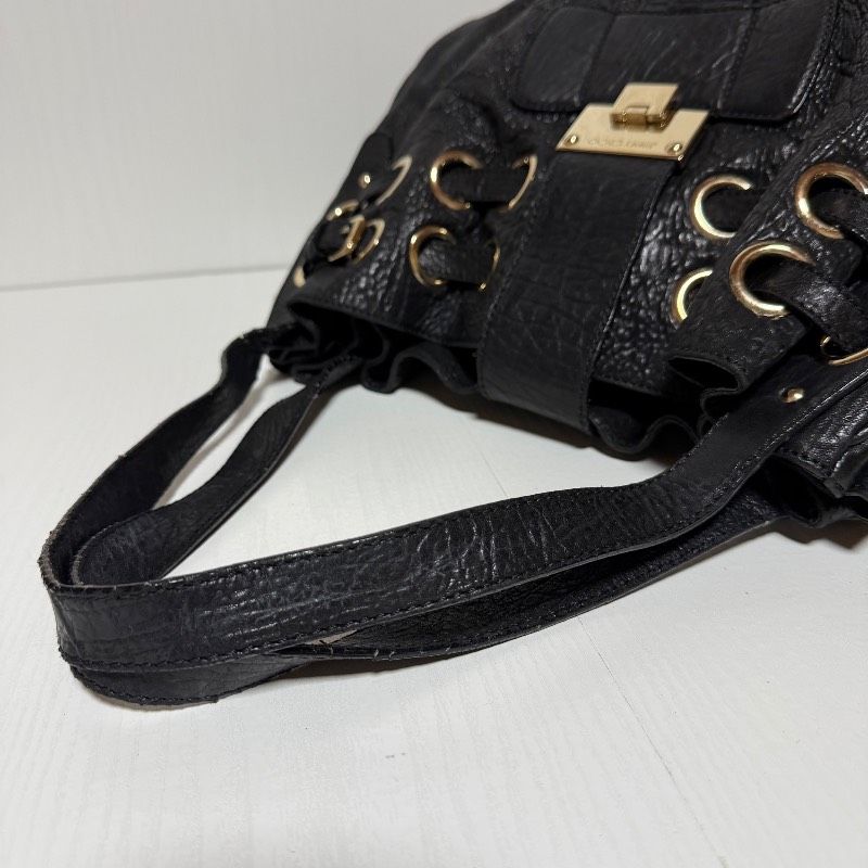 JIMMY CHOO Ramona Leather Shoulder Bag ジミーチュウ ハンドバッグ