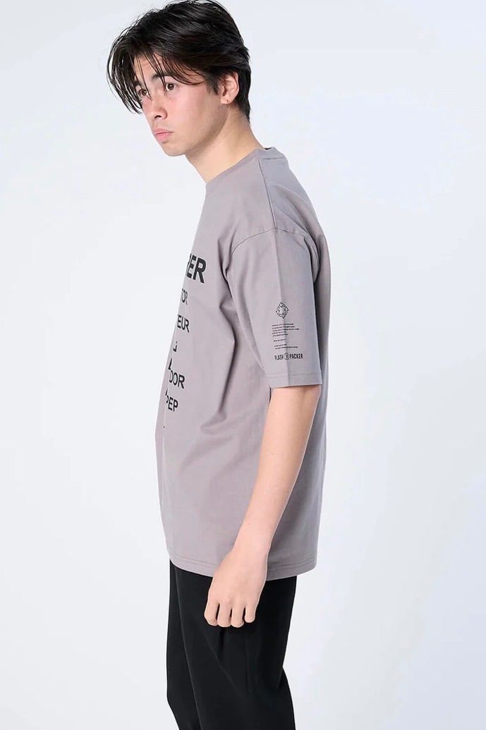 FLASH PACKER】 XT-EXP（Dry Silky Cotton® Tシャツ）GRAY トップス