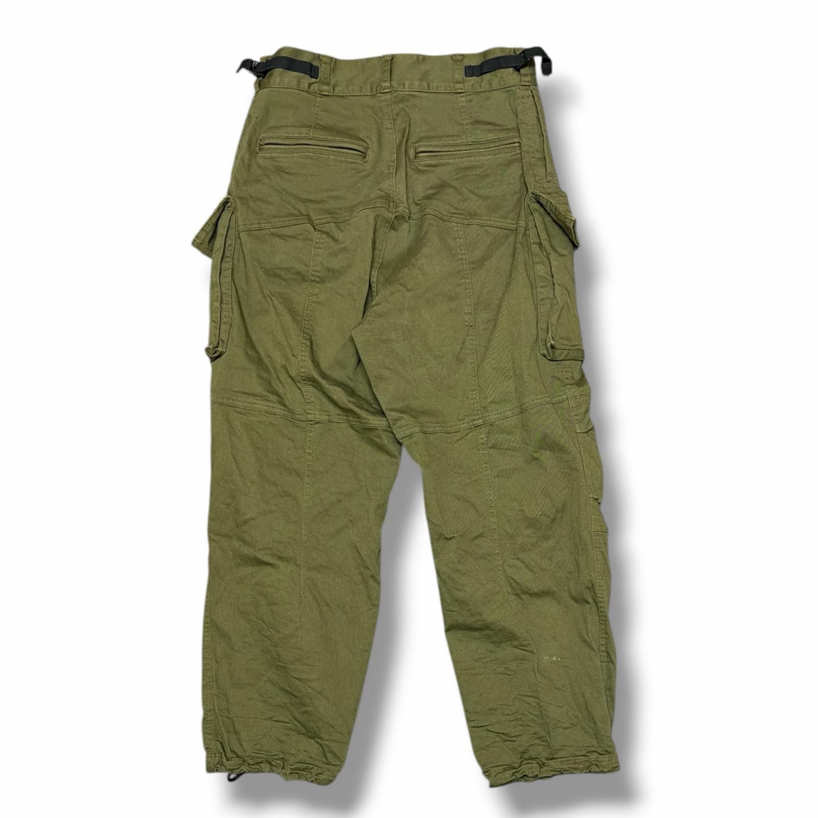 参考上代64900円 ripvanwinkle 24AW Bush Pants ブッシュパンツ カーゴパンツ リップヴァンウィンクル RB-606 カーキ M （15789M） 参考上代64900円 ripvanwinkle 24AW Bush Pants ブッシュパンツ カーゴ
