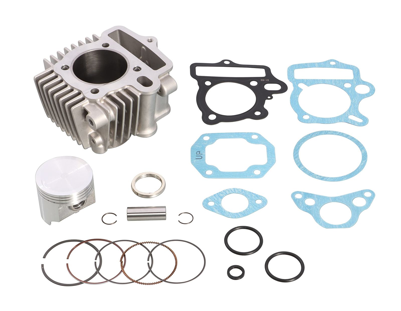 新品 キタコ(KITACO) LIGHT ボアアップキット 88cc アルミ鋳鉄スリーブシリンダー モンキー ゴリラ シャリー ダックス(ST50 6V) CD50 スーパーカブ50 214-1013420