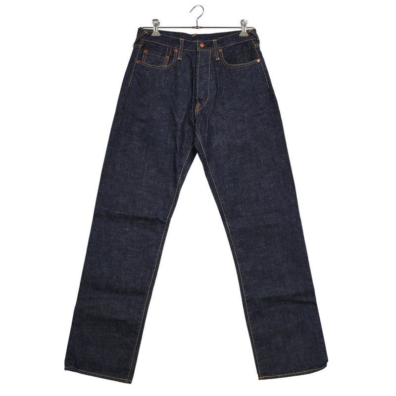 中古品】 EVISU エヴィス PAINT CINCH BACK DENIM PANTS ペイント