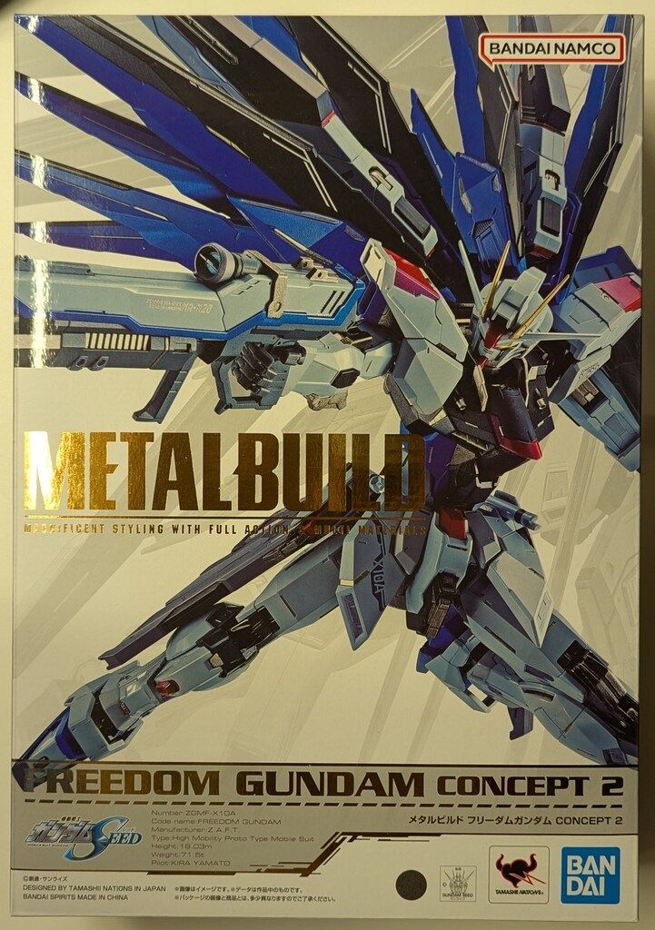 BANDAI SPIRITS METAL BUILD 機動戦士ガンダムSEED フリーダムガンダム CONCEPT 2