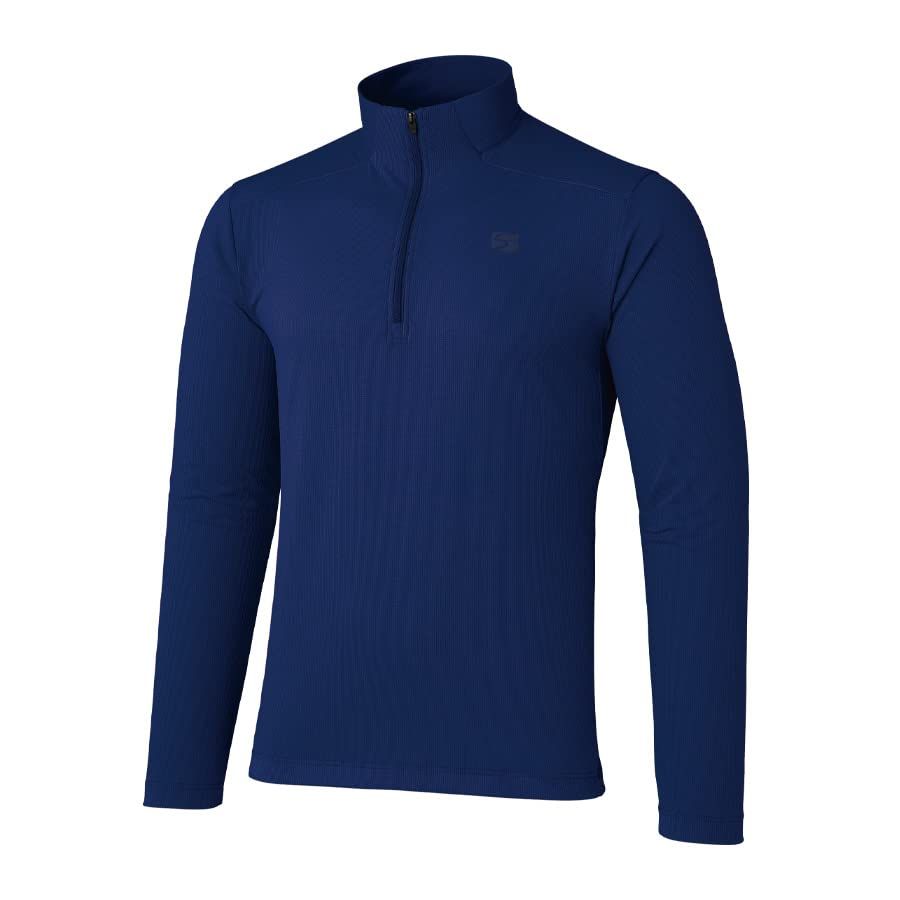 新品 [ファイントラック] ドラウトクアッドジップネック MEN'S FMM1123 (NAVY M)