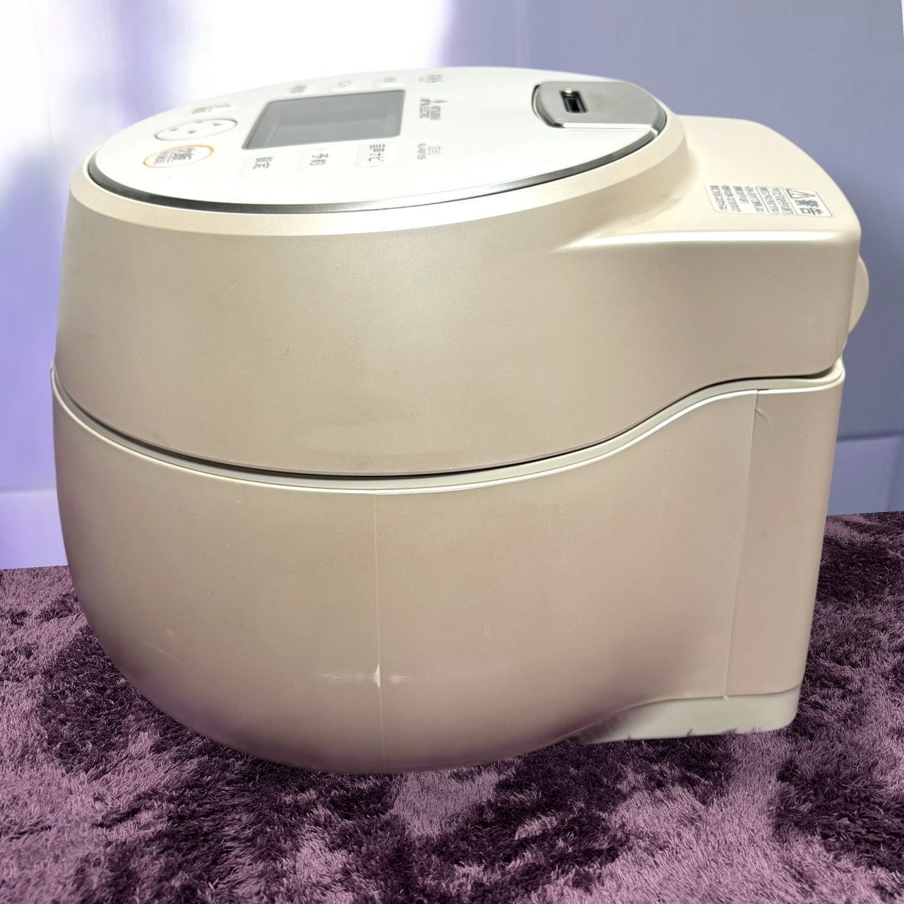 MITSUBISHI 三菱 本炭釜 KAMADO NJ-AW109-W ☆動作品 送料無料 MITSUBISHI 三菱電機 NJ-AW109 W ホワイト 白和三盆