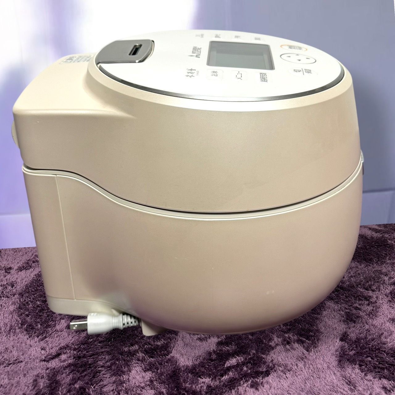 三菱 IH炊飯器 NJ-AW109-W 5.5合 20年製 動作問題無し ☆動作品 送料無料 MITSUBISHI 三菱電機 NJ-AW109 W ホワイト 白和三盆
