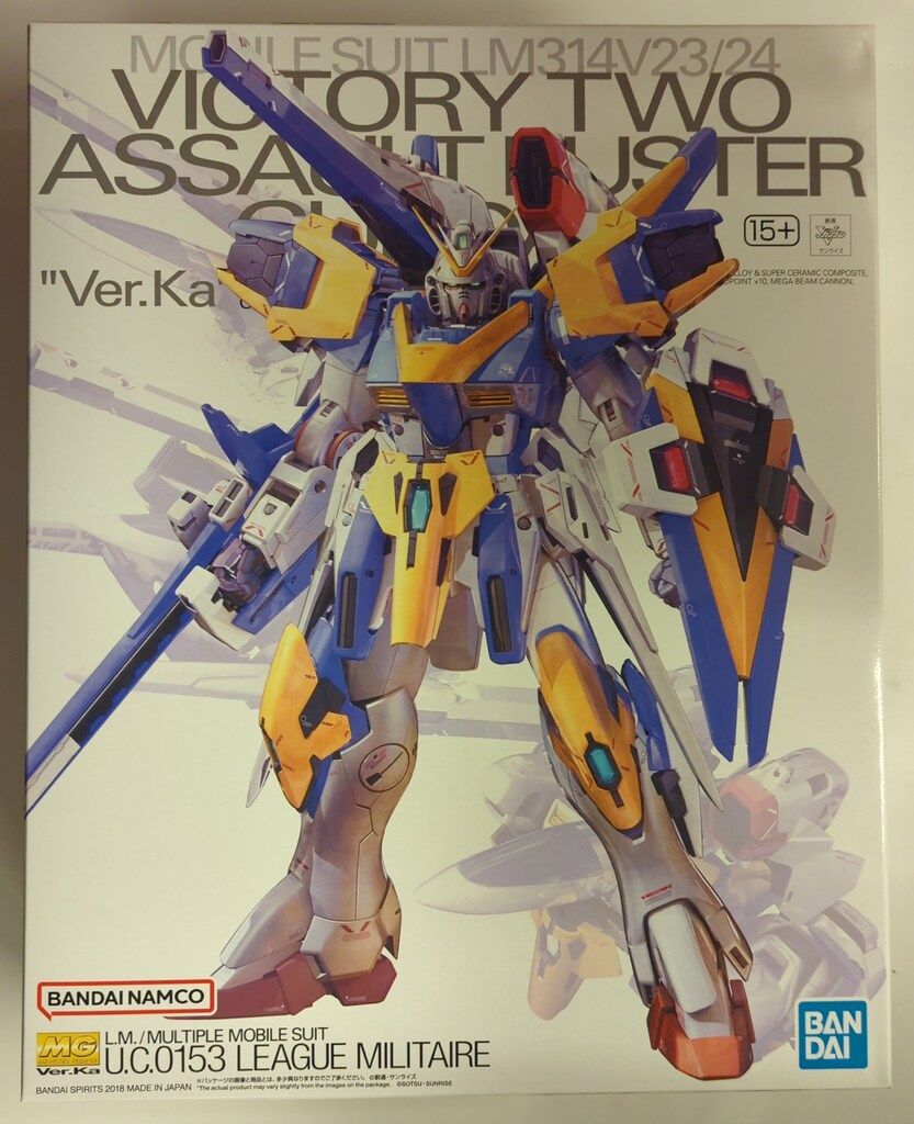 BANDAI SPIRITS MG 1/100 バンダイナムコ版 V2アサルトバスターガンダム Ver.Ka/15+表記
