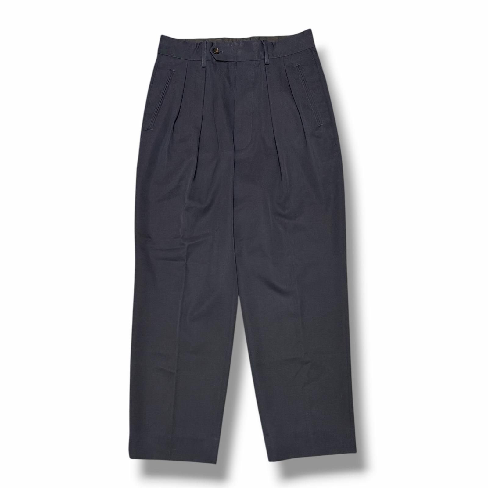 The CLASIK 24SS DOUBLE PLEATS TROUSERS ダブルプリーツトラウザーズ