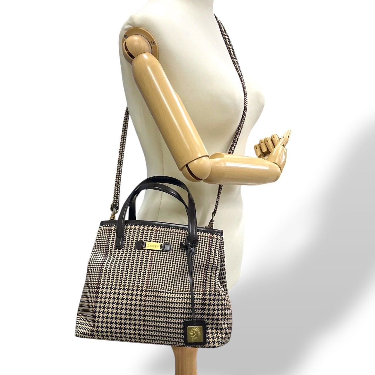 美品 LAUREN RALPH LAUREN ローレンラルフローレン 2way ショルダー