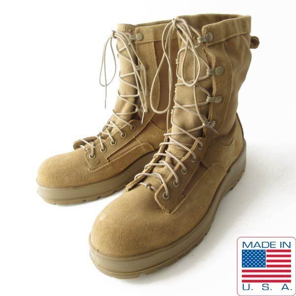米軍　ミリタリー　コンバットブーツ　ALTAMA VIBRAM ソール　USA製 新品 USA製 米軍 ALTAMA スエード×ゴアテックス コンバットブーツ 10R