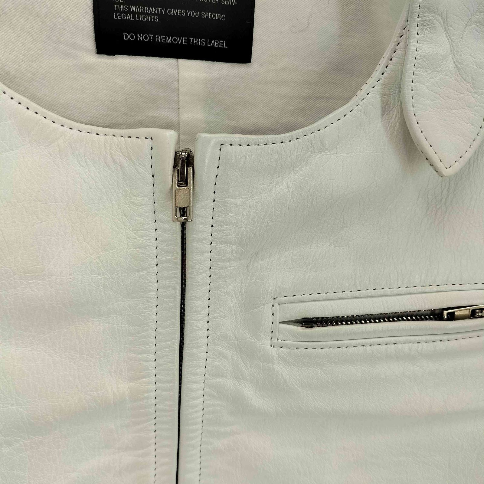 アンユーズド UNUSED STRAP VEST ストラップレザーベスト メンズ 2