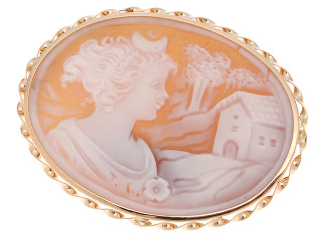 JEWELRY ジュエリー ジュエリー K18/C/9.9g 貴金属・宝石 ﾌﾞﾛｰﾁ