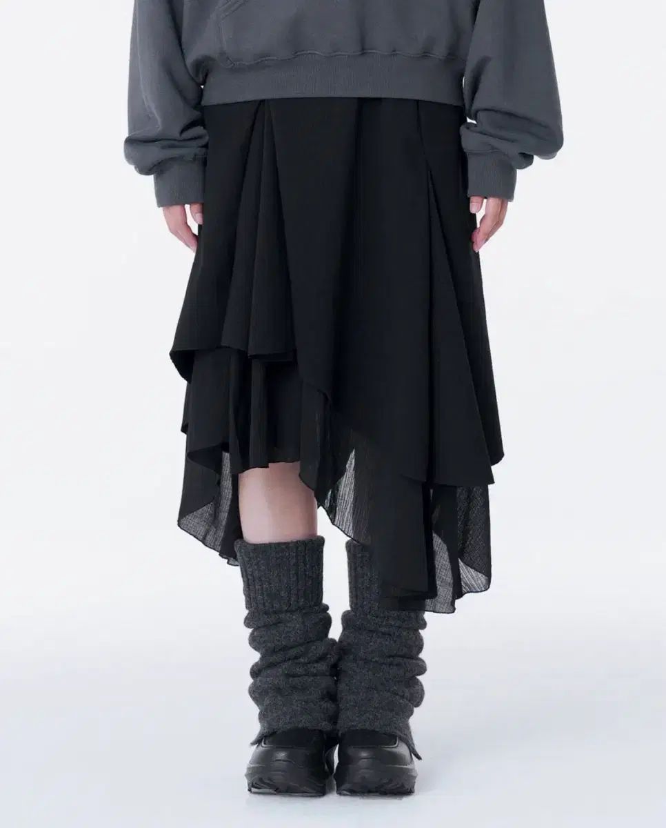 迷キーソウル レイヤード スカート