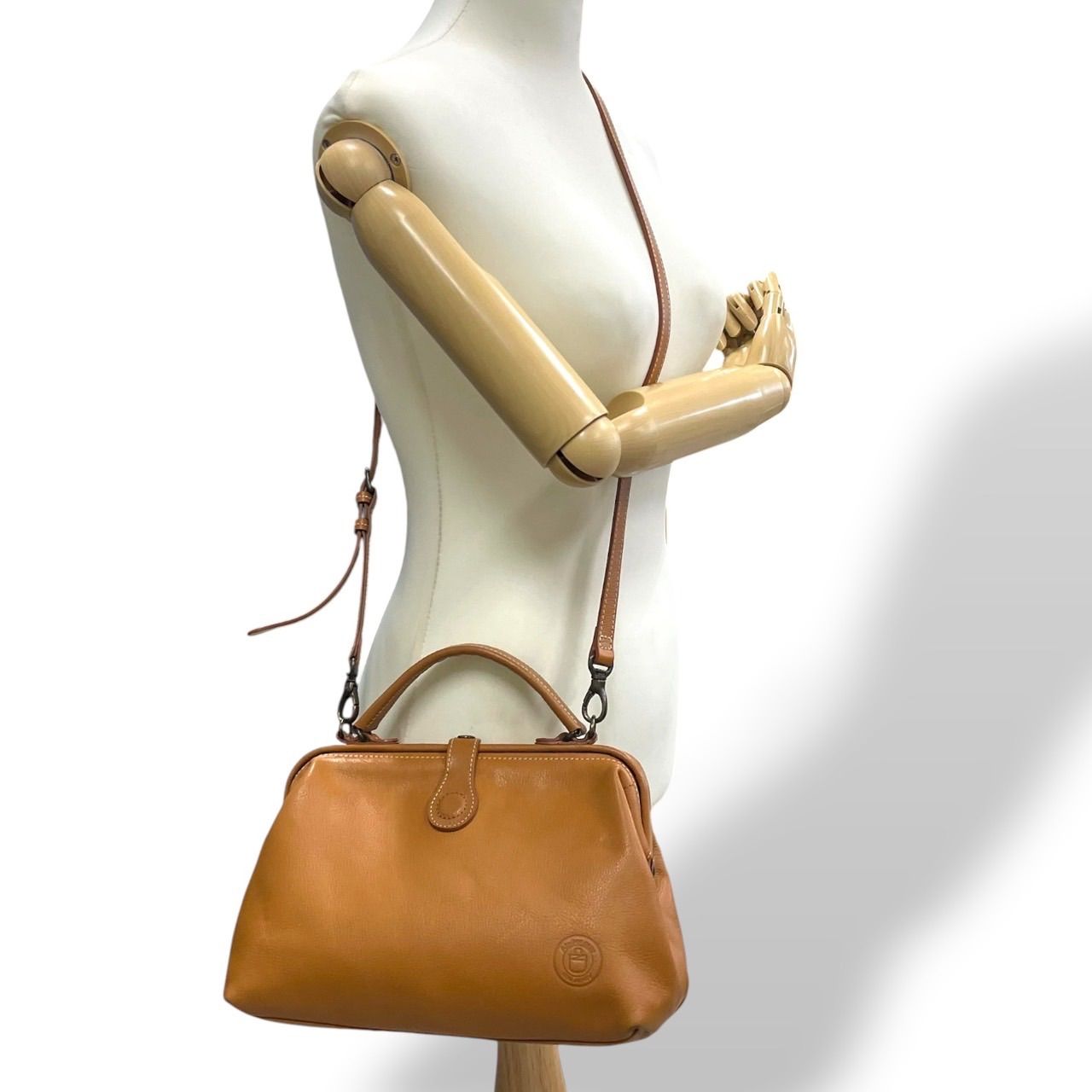 美品 Atelier nuu アトリエヌウ 豊岡鞄 2way ショルダーバッグ 