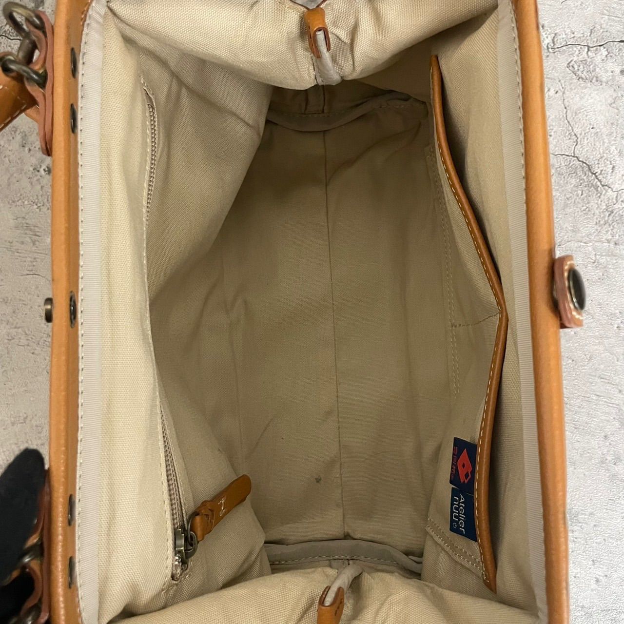 美品 Atelier nuu アトリエヌウ 豊岡鞄 2way ショルダーバッグ 