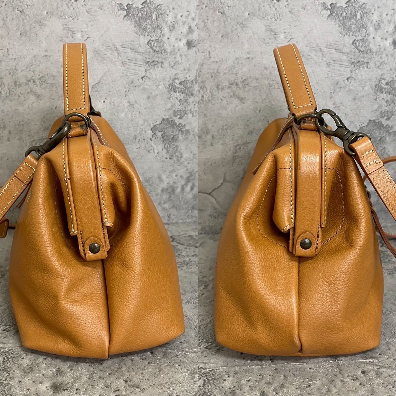 美品 Atelier nuu アトリエヌウ 豊岡鞄 2way ショルダーバッグ 