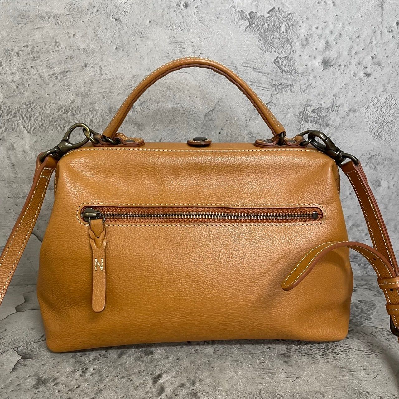 美品 Atelier nuu アトリエヌウ 豊岡鞄 2way ショルダーバッグ 