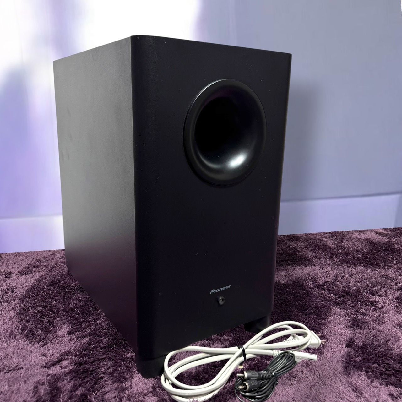 ☆動作品 送料無料 良品 PIONEER パイオニア S-21W ブラック パワード