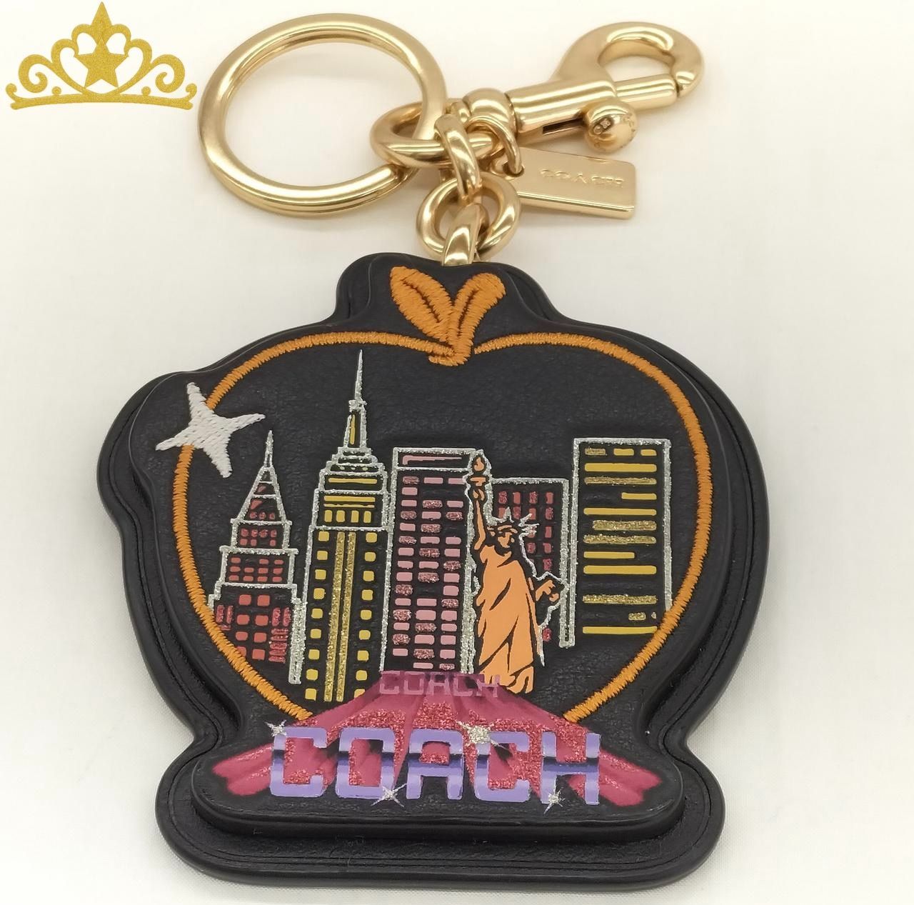 COACH ニューヨークアップル キーホルダー バッグチャーム コーチ