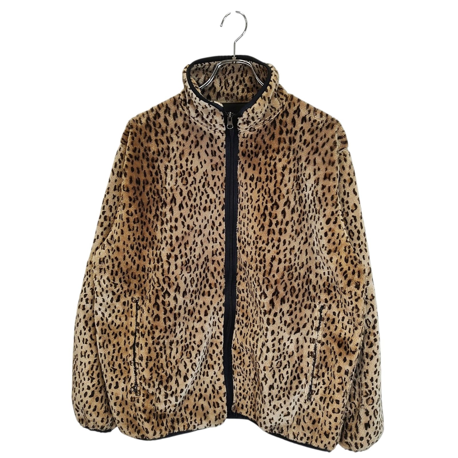 Needles レオパード フリース Needles ニードルス Faux Fur W.U. Piping Jacket フリース ジャケット