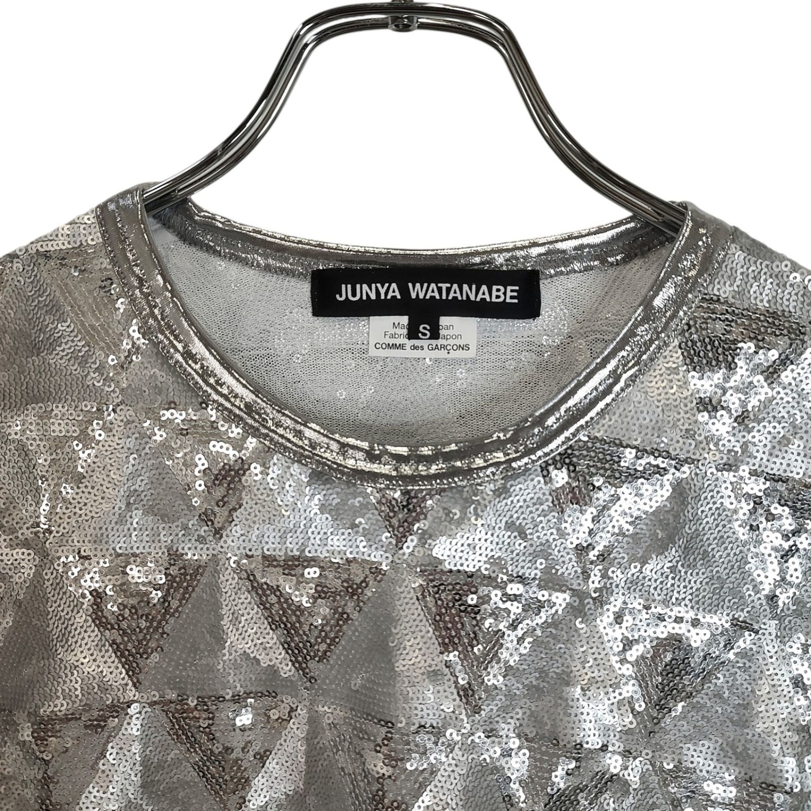 JUNYA WATANABE ジュンヤ ワタナベ 25SS スパンコール Tシャツ JO-T007