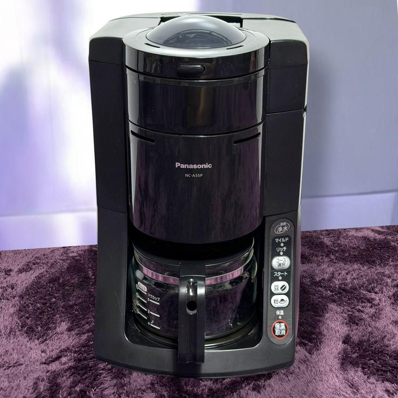 ☆動作品 送料無料 美品 Panasonic パナソニック NC-A55P K ブラック