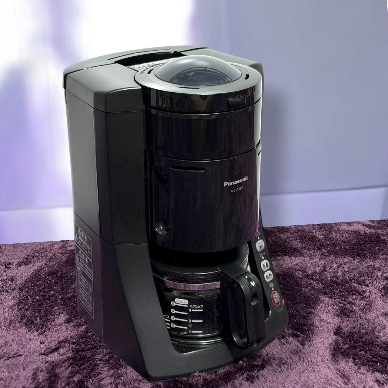 新品未開封Panasonic パナソニック コーヒーメーカー NC-A55P-K ☆動作品 送料無料 美品 Panasonic パナソニック NC-A55P K ブラック