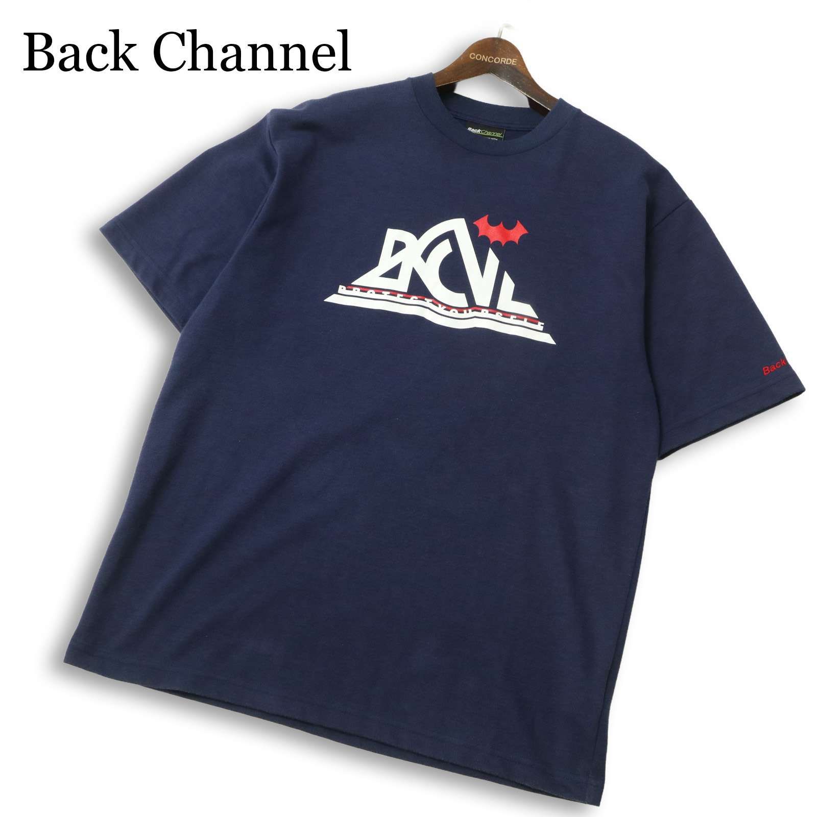 Back Channel バックチャンネル 春夏☆ 半袖 ロゴ カットソー Tシャツ