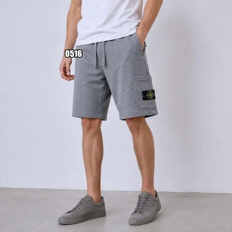 L ストーンアイランド コットン ジャージ カーゴ ショーツ ハーフパンツ 新品